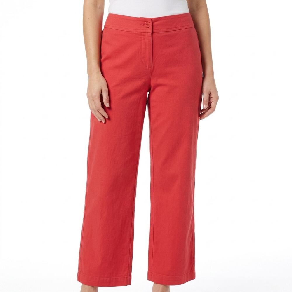 WEARABLES by XCVI 2783 Red Stretch Pants Women Size M